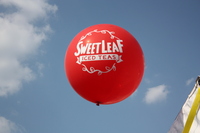 Sweet Leaf Iced Teas balloons at CSS